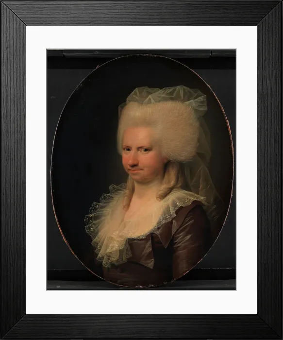 Framed Print : Charlotte Sophie Gerner, née Rasch, wife of Henrik Gerner, 1785. Creator: Jens Juel Framed Print : Charlotte Sophie Gerner, née Rasch, wife of Henrik Gerner, 1785. Creator: Jens Juel
