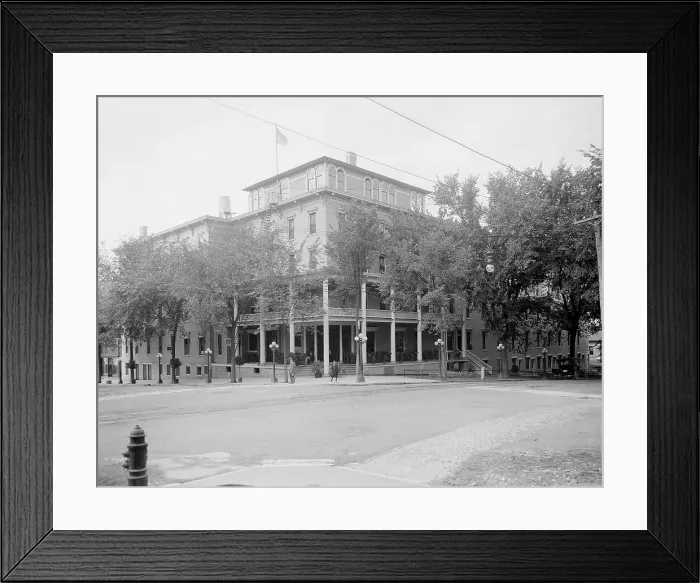 Framed Print : The Van Ness House, Burlington, Vt. between 1910 and 1920. Creator: Unknown Framed Print : The Van Ness House, Burlington, Vt. between 1910 and 1920. Creator: Unknown
