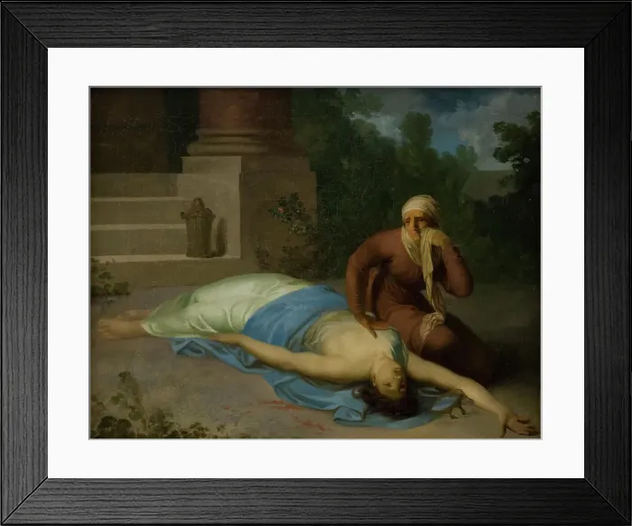 Framed Print : The Dying Messalina and her Mother, 1795-1798. Creator: Nicolai Abraham Abildgaard Framed Print : The Dying Messalina and her Mother, 1795-1798. Creator: Nicolai Abraham Abildgaard