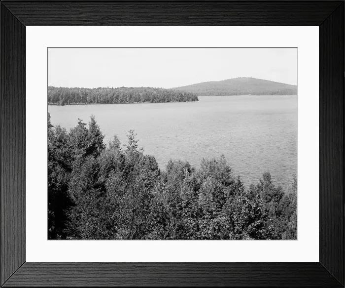 Framed Print : Upper Saranac Lake, Adirondack Mts. N.Y. between 1910 and 1920. Creator: Unknown Framed Print : Upper Saranac Lake, Adirondack Mts. N.Y. between 1910 and 1920. Creator: Unknown