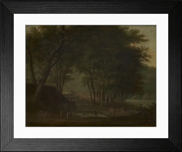 Framed Print : Source of the Kirsten Pils in the the deer park (Dyrehaven), 1798-1809. Creator: Elias Meyer Framed Print : Source of the Kirsten Pils in the the deer park (Dyrehaven), 1798-1809. Creator: Elias Meyer
