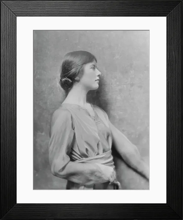 Framed Print : Miss Marjorie Vonnegut, portrait photograph, 1917 Nov. 15. Creator: Arnold Genthe Framed Print : Miss Marjorie Vonnegut, portrait photograph, 1917 Nov. 15. Creator: Arnold Genthe