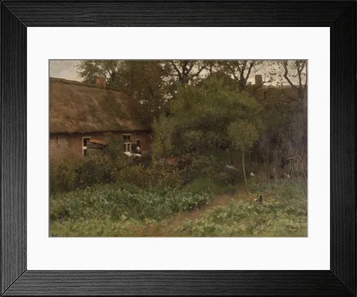 Framed Print : The Vegetable Garden, c.1885-c.1888. Creator: Anton Mauve Framed Print : The Vegetable Garden, c.1885-c.1888. Creator: Anton Mauve