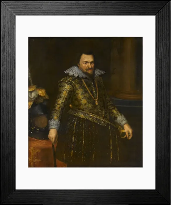 Framed Print : Portrait of Philips Willem (1554-1618), Prince of Orange, c.1608. Creator: Michiel van Mierevelt Framed Print : Portrait of Philips Willem (1554-1618), Prince of Orange, c.1608. Creator: Michiel van Mierevelt