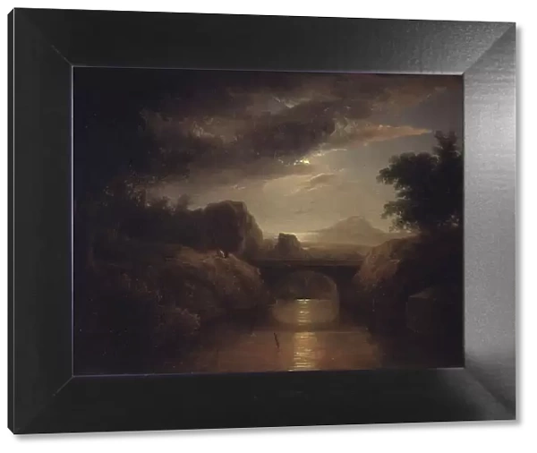 Moonlit Landscape, 1808-1856. Creator: Thomas Doughty