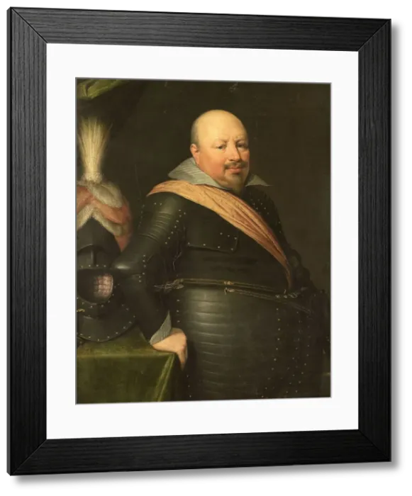 Framed Print : Portrait of Nicolaas Schmelzing (1561-1629), in or after 1611. Creator: Workshop of Jan Antonisz van Ravesteyn Framed Print : Portrait of Nicolaas Schmelzing (1561-1629), in or after 1611. Creator: Workshop of Jan Antonisz van Ravesteyn
