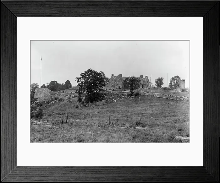 Framed Print : Fort Ticonderoga, Lake George, N.Y. c.between 1910 and 1920. Creator: Unknown Framed Print : Fort Ticonderoga, Lake George, N.Y. c.between 1910 and 1920. Creator: Unknown