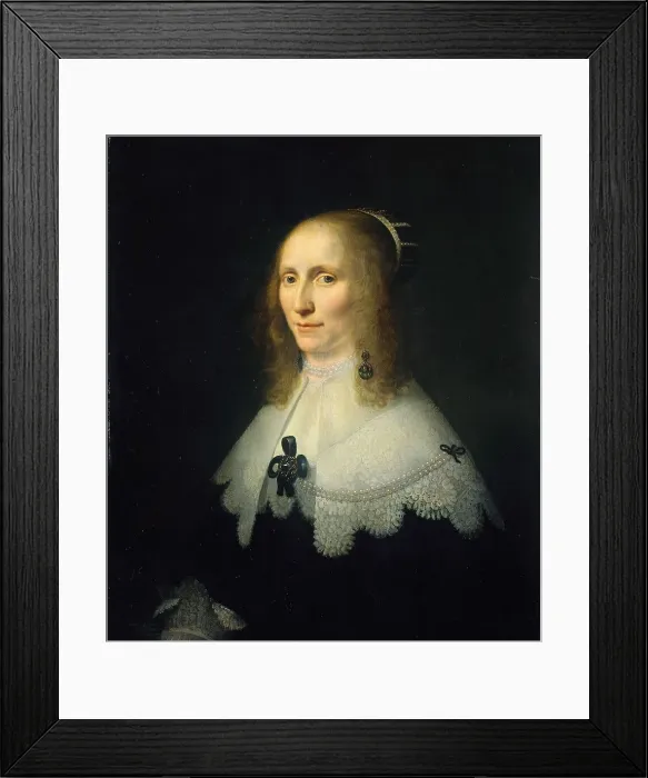 Framed Print : Portrait of Cornelia Tedingh van Berckhout (1614-80), 1648. Creator: Unknown Framed Print : Portrait of Cornelia Tedingh van Berckhout (1614-80), 1648. Creator: Unknown