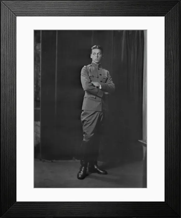 Framed Print : Lieutenant H. Wanger, portrait photograph, 1918 Sept. 20. Creator: Arnold Genthe Framed Print : Lieutenant H. Wanger, portrait photograph, 1918 Sept. 20. Creator: Arnold Genthe