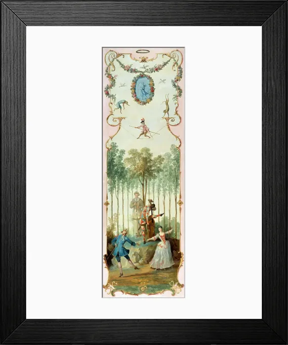 Framed Print : The Dance. Creator: Oudry, Jean-Baptiste (1686-1755) Framed Print : The Dance. Creator: Oudry, Jean-Baptiste (1686-1755)