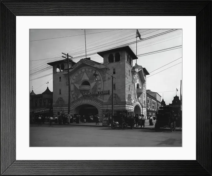 Framed Print : Galveston Flood, Coney Island, N.Y. between 1902 and 1906. Creator: Unknown Framed Print : Galveston Flood, Coney Island, N.Y. between 1902 and 1906. Creator: Unknown