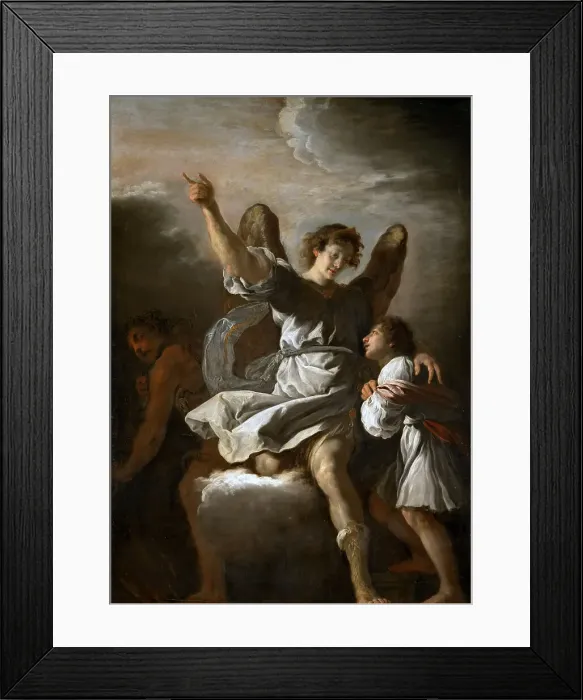 Framed Print : Guardian angel, c. 1616-1618. Creator: Fetti, Domenico (1588 / 90-1623) Framed Print : Guardian angel, c. 1616-1618. Creator: Fetti, Domenico (1588 / 90-1623)