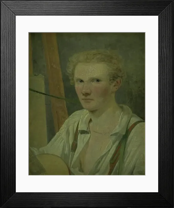 Framed Print : Self-Portrait, 1819-1832. Creator: Wilhelm Bendz Framed Print : Self-Portrait, 1819-1832. Creator: Wilhelm Bendz