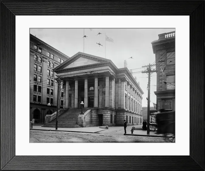 Framed Print : Old Custom House, Norfolk, Va. c1905. Creator: Unknown Framed Print : Old Custom House, Norfolk, Va. c1905. Creator: Unknown