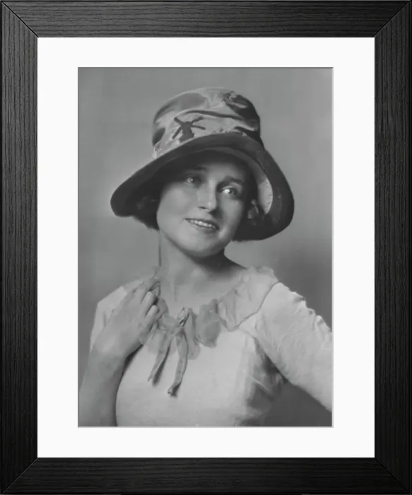 Framed Print : Mrs. G. Webster, portrait photograph, 1918 July or Aug. Creator: Arnold Genthe Framed Print : Mrs. G. Webster, portrait photograph, 1918 July or Aug. Creator: Arnold Genthe