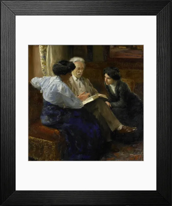 Framed Print : Alphons Marie Antoine Joseph Grandmont (1837-1909), the Artist's second husband... 1900-1909. Creator: Abrahamina Arnolda Louisa Hubrecht Framed Print : Alphons Marie Antoine Joseph Grandmont (1837-1909), the Artist's second husband... 1900-1909. Creator: Abrahamina Arnolda Louisa Hubrecht