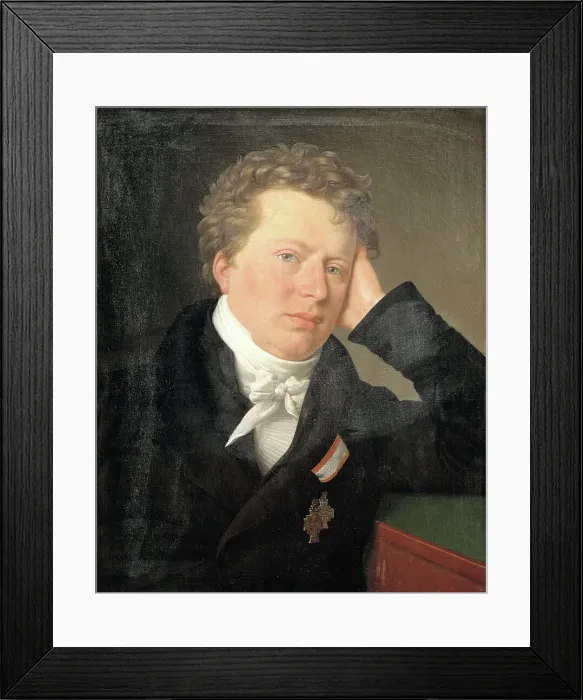 Framed Print : Jurist and statesman Anders Sandoe Orsted, 1821. Creator: CW Eckersberg
