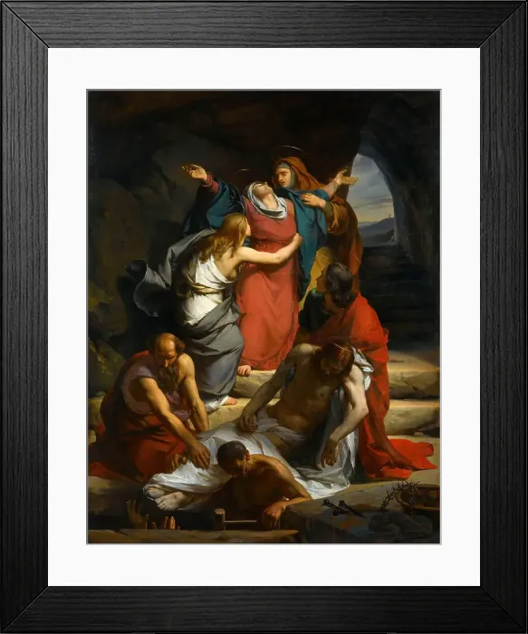 Framed Print : Swoon of the Virgin, 1845. Creator: Hesse, Nicolas-Auguste (1795-1869) Framed Print : Swoon of the Virgin, 1845. Creator: Hesse, Nicolas-Auguste (1795-1869)