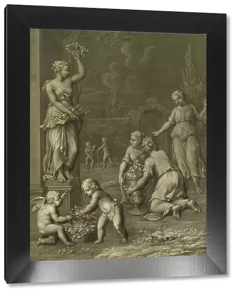 Homage to Pomona, 1734. Creator: Hendrik Carree