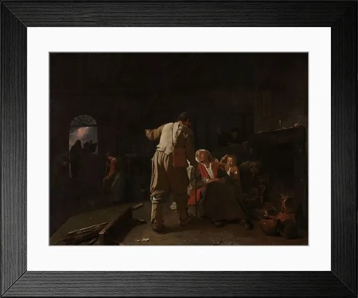 Framed Print : Visiting the Sick, c.1646-c.1649. Creator: Michiel Sweerts Framed Print : Visiting the Sick, c.1646-c.1649. Creator: Michiel Sweerts