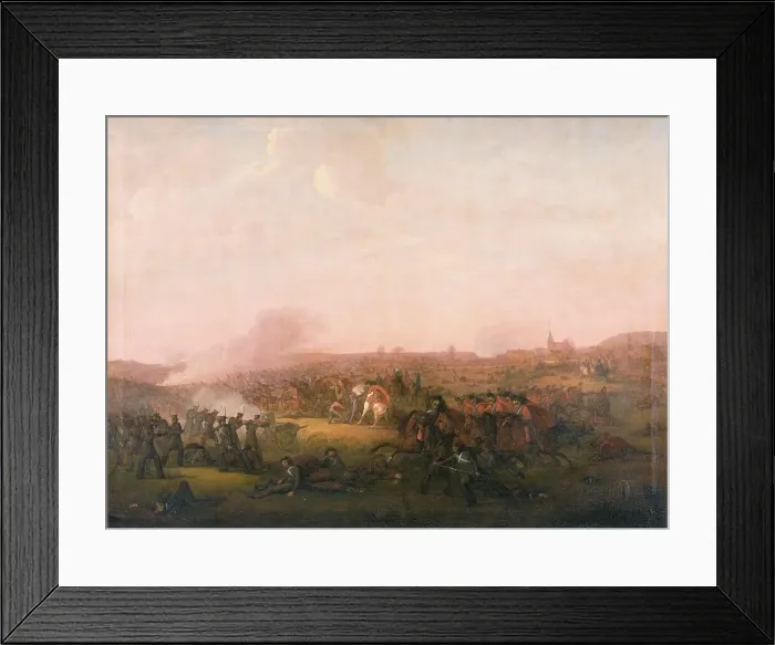 Framed Print : Battle of Sehested, 1822-1823. Creator: Jorgen Sonne Framed Print : Battle of Sehested, 1822-1823. Creator: Jorgen Sonne