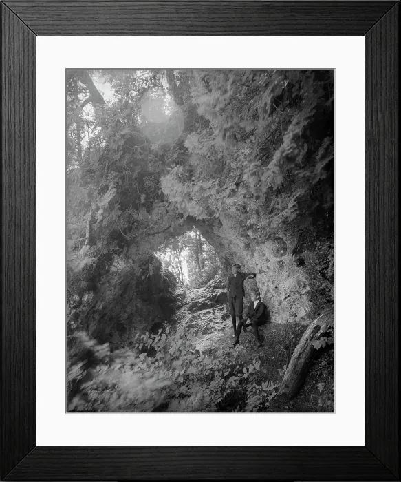 Framed Print : Fairy Arch, Mackinac Island, Mich. c1906. Creator: Unknown Framed Print : Fairy Arch, Mackinac Island, Mich. c1906. Creator: Unknown