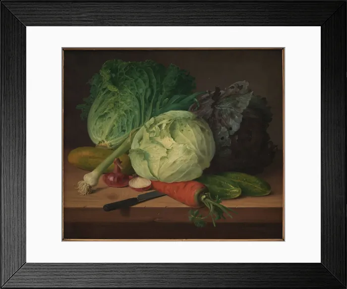 Framed Print : Cook's Herbs, 1823. Creator: Johannes Ludvig Camradt Framed Print : Cook's Herbs, 1823. Creator: Johannes Ludvig Camradt