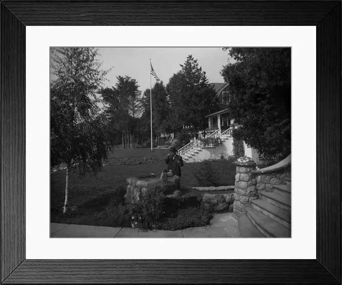 Framed Print : Flowing well, Wequetonsing, Mich. A, c1906. Creator: Unknown Framed Print : Flowing well, Wequetonsing, Mich. A, c1906. Creator: Unknown