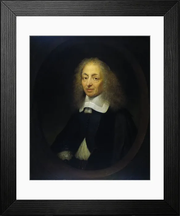Framed Print : Portrait of Constantijn Huygens (1596-1687), 1672. Creator: Gaspar Netscher Framed Print : Portrait of Constantijn Huygens (1596-1687), 1672. Creator: Gaspar Netscher