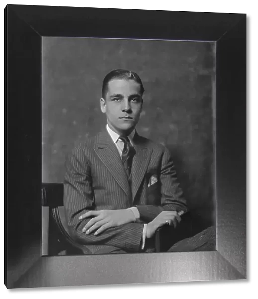Mr. Thomas B. Wells, portrait photograph, 1919 Apr. 18. Creator: Arnold Genthe