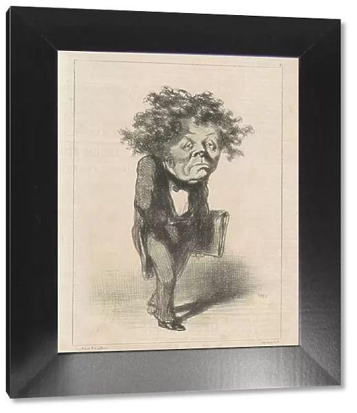 Adolphe Crémieux, 19th century. Creator: Honore Daumier