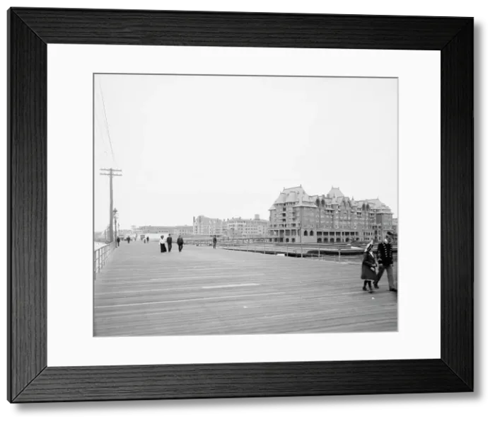 Framed Print : Marlborough House, Atlantic City, N.J. between 1895 and 1910. Creator: Unknown Framed Print : Marlborough House, Atlantic City, N.J. between 1895 and 1910. Creator: Unknown