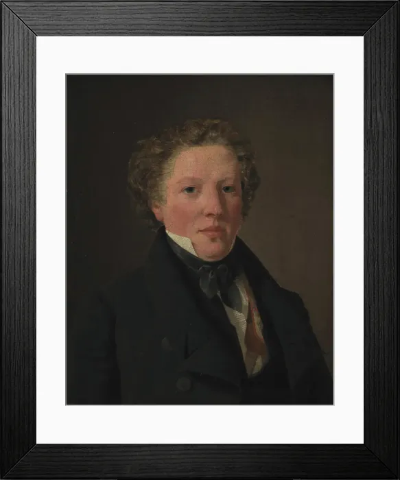 Framed Print : The Actor Christoffer Hvid, 1825-1827. Creator: Wilhelm Bendz Framed Print : The Actor Christoffer Hvid, 1825-1827. Creator: Wilhelm Bendz
