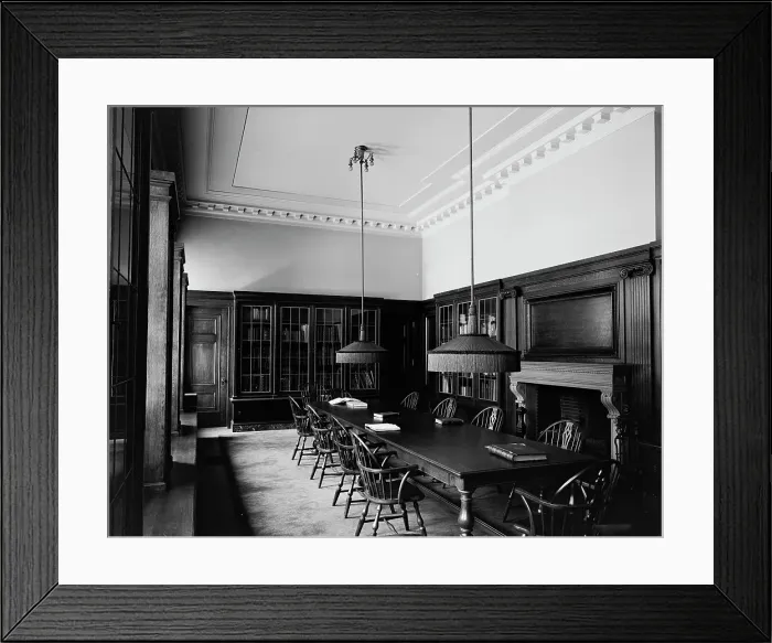 Framed Print : Library, Toledo Museum of Art, between 1910 and 1920. Creator: Unknown