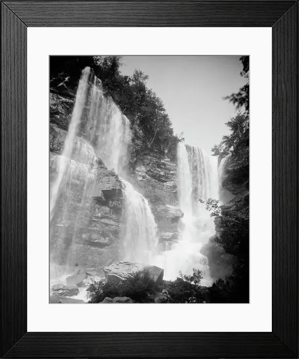 Framed Print : Haine's Falls, Catskill Mts. N.Y. between 1895 and 1910. Creator: Unknown Framed Print : Haine's Falls, Catskill Mts. N.Y. between 1895 and 1910. Creator: Unknown