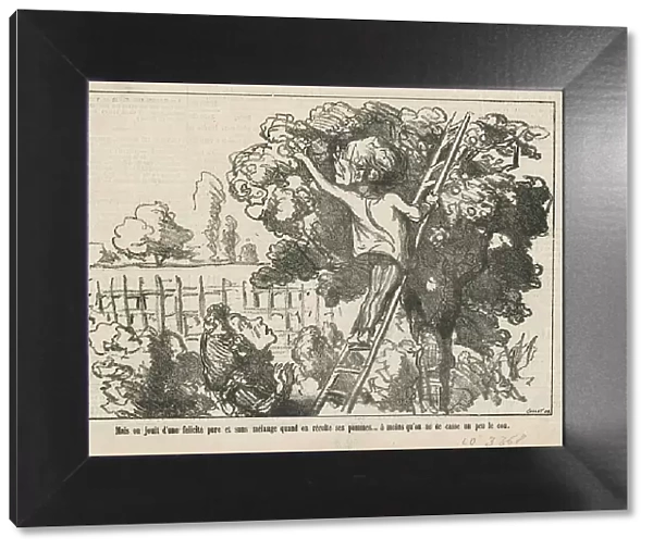 Mais on jouit d'une félicité pure, 19th century. Creator: Honore Daumier