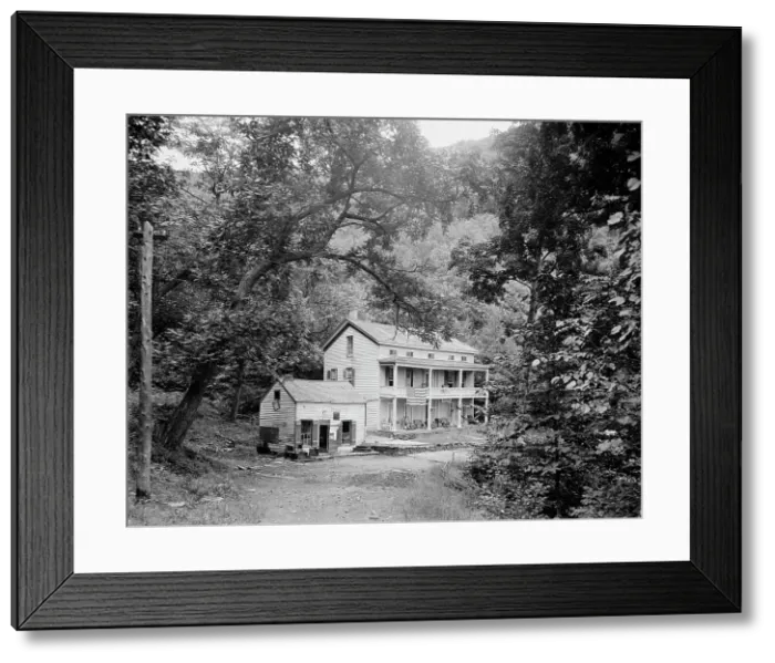 Framed Print : Sleepy Hollow, Rip Van Winkle House, Catskill Mts. N.Y. between 1895 and 1910. Creator: Unknown Framed Print : Sleepy Hollow, Rip Van Winkle House, Catskill Mts. N.Y. between 1895 and 1910. Creator: Unknown