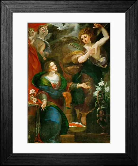 Framed Print : The Annunciation, c. 1620. Creator: Procaccini, Giulio Cesare (1574-1625) Framed Print : The Annunciation, c. 1620. Creator: Procaccini, Giulio Cesare (1574-1625)