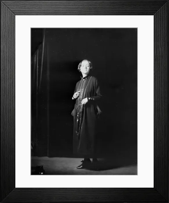 Framed Print : Miss Naima Wifstrand, portrait photograph, 1919 Sept. 18. Creator: Arnold Genthe Framed Print : Miss Naima Wifstrand, portrait photograph, 1919 Sept. 18. Creator: Arnold Genthe