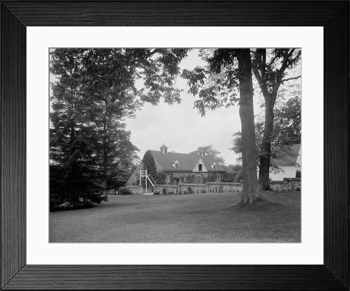 Framed Print : The Old barn at Mt. Vernon, c.between 1910 and 1920. Creator: Unknown Framed Print : The Old barn at Mt. Vernon, c.between 1910 and 1920. Creator: Unknown