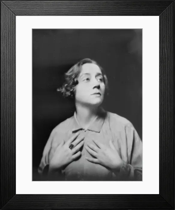 Framed Print : Miss Naima Wifstrand, portrait photograph, 1919 Sept. 18. Creator: Arnold Genthe Framed Print : Miss Naima Wifstrand, portrait photograph, 1919 Sept. 18. Creator: Arnold Genthe