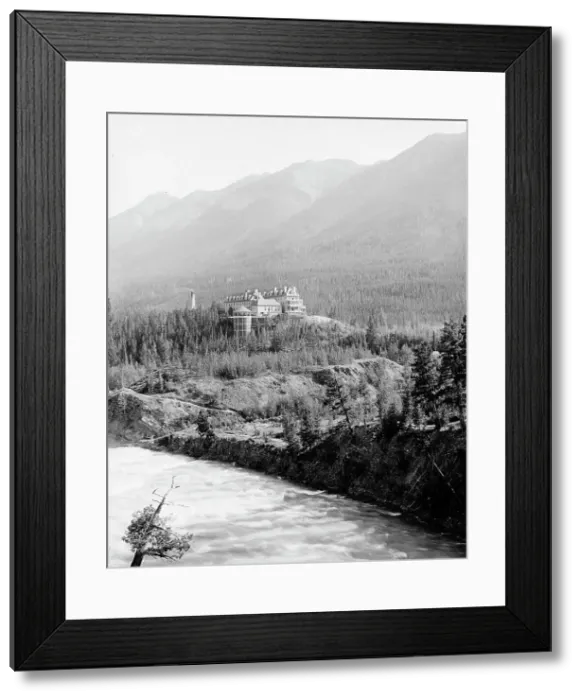 Framed Print : Alberta, Banff Springs Hotel & Bow River, Canadian National Park, Canada, between 1900 and 1910. Creator: Unknown. Alberta, Banff Springs Hotel & Bow River, Canadian National Park, Canada, between 1900 and 1910. Creator: Unknown Framed Print : Alberta, Banff Springs Hotel & Bow River, Canadian National Park, Canada, between 1900 and 1910. Creator: Unknown. Alberta, Banff Springs Hotel & Bow River, Canadian National Park, Canada, between 1900 and 1910. Creator: Unknown