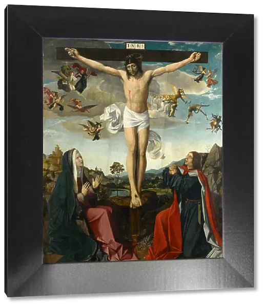 The Crucifixion, c. 1505. Creator: Lieferinxe, Josse (active c. 1493-1508)