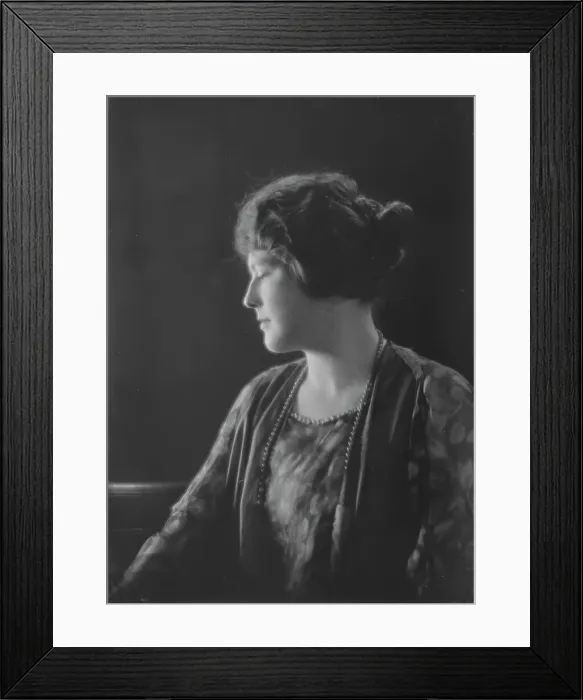 Framed Print : Miss Diana Wilson, portrait photograph, 1919 Mar. 11. Creator: Arnold Genthe Framed Print : Miss Diana Wilson, portrait photograph, 1919 Mar. 11. Creator: Arnold Genthe