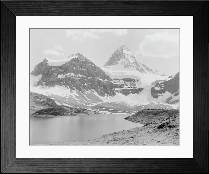 Framed Print : Mt. Assiniboine & lake, Alberta, Canada, between 1900 and 1910. Creator: Unknown. Mt. Assiniboine & lake, Alberta, Canada, between 1900 and 1910. Creator: Unknown Framed Print : Mt. Assiniboine & lake, Alberta, Canada, between 1900 and 1910. Creator: Unknown. Mt. Assiniboine & lake, Alberta, Canada, between 1900 and 1910. Creator: Unknown