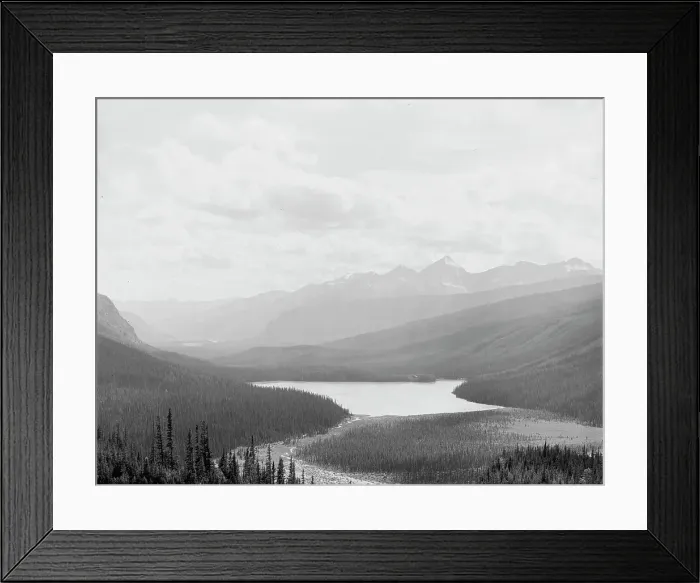 Framed Print : Emerald Lake, Canada, between 1900 and 1910. Creator: Unknown Framed Print : Emerald Lake, Canada, between 1900 and 1910. Creator: Unknown