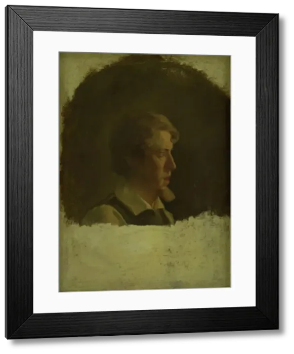 Framed Print : The German Painter Herman Kaufmann, 1831-1832. Creator: Wilhelm Bendz Framed Print : The German Painter Herman Kaufmann, 1831-1832. Creator: Wilhelm Bendz