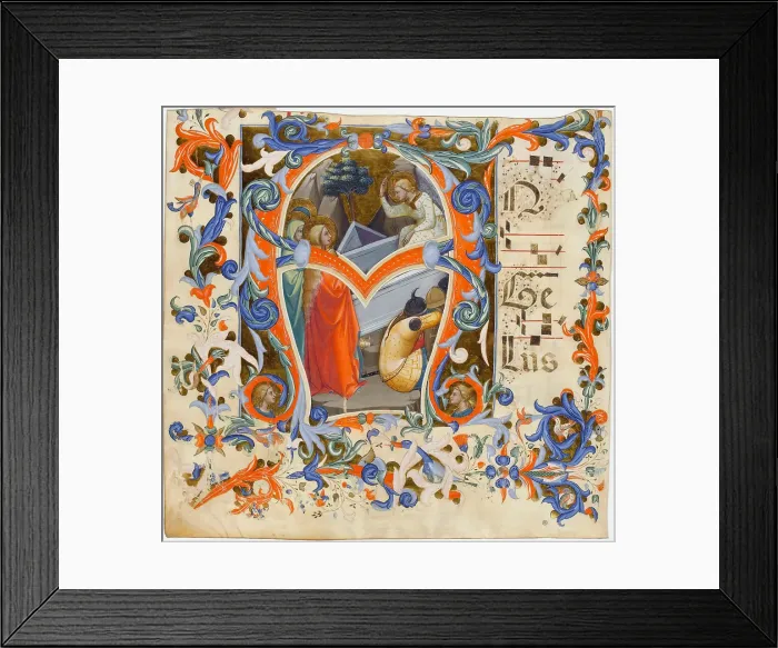 Framed Print : Initial A from an Antiphonary, ca 1395-1403. Creator: Lorenzo Monaco (ca. 1370-1425). Initial A from an Antiphonary, ca 1395-1403. Creator: Lorenzo Monaco (ca. 1370-1425) Framed Print : Initial A from an Antiphonary, ca 1395-1403. Creator: Lorenzo Monaco (ca. 1370-1425). Initial A from an Antiphonary, ca 1395-1403. Creator: Lorenzo Monaco (ca. 1370-1425)