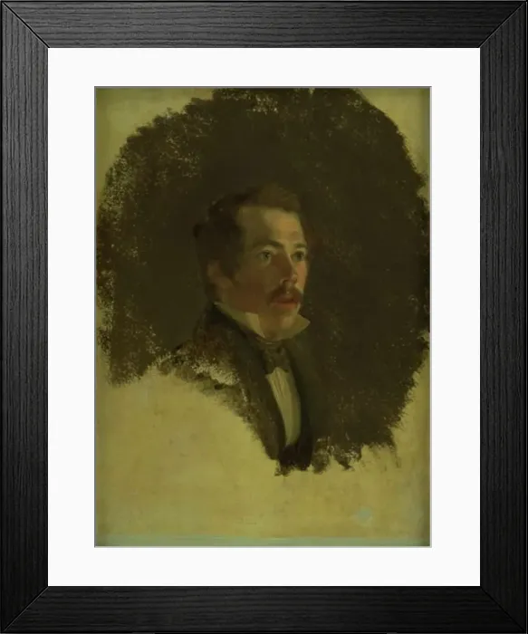 Framed Print : Unknown Young Gentleman, 1831-1832. Creator: Wilhelm Bendz Framed Print : Unknown Young Gentleman, 1831-1832. Creator: Wilhelm Bendz