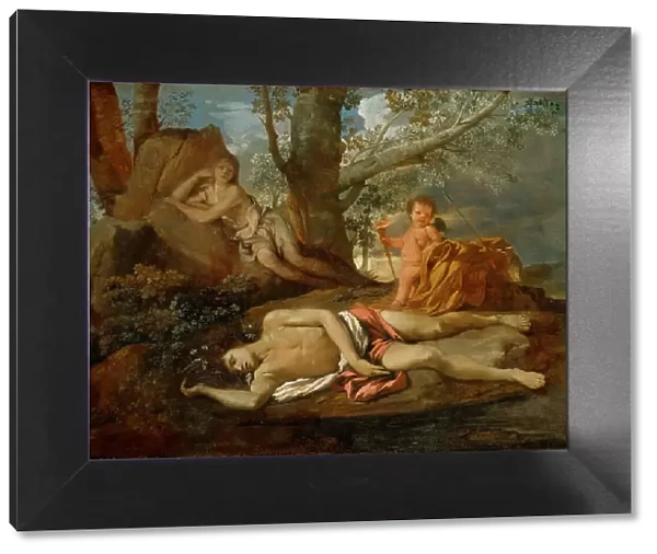 Echo and Narcissus, ca 1627. Creator: Poussin, Nicolas (1594-1665)